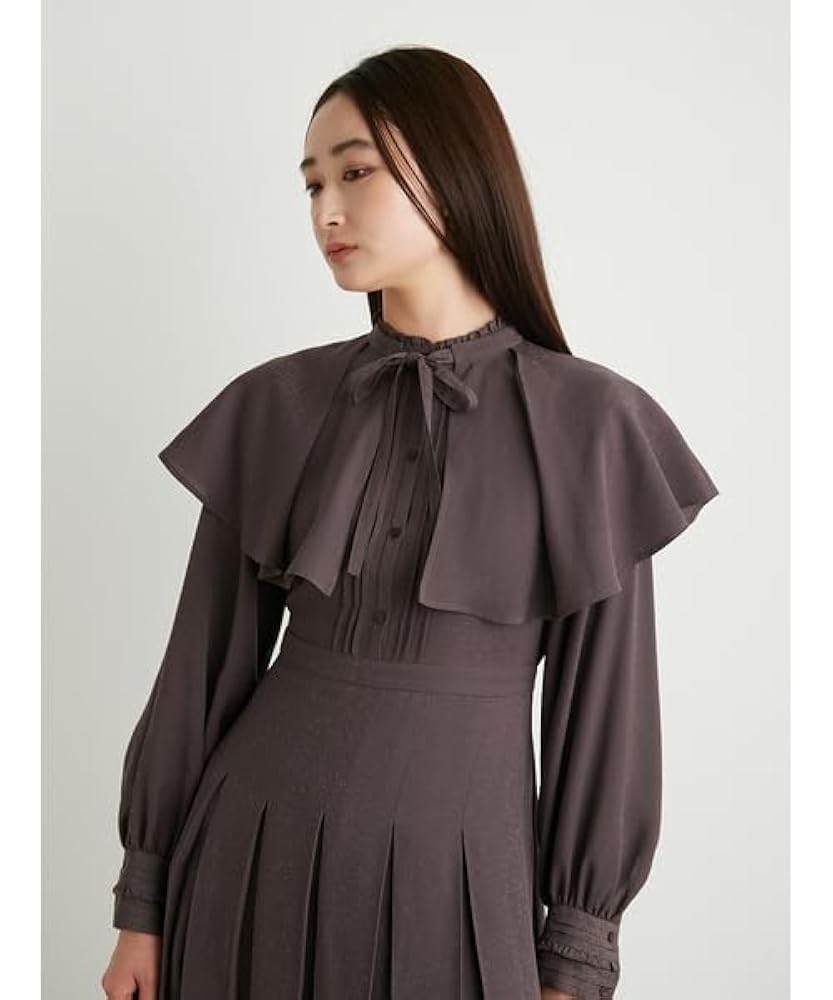 23SS 美品 LILYBROWN リリーブラウンシアージャガードワンピース LILY BROWN（リリーブラウン）の「シアージャガードワンピース